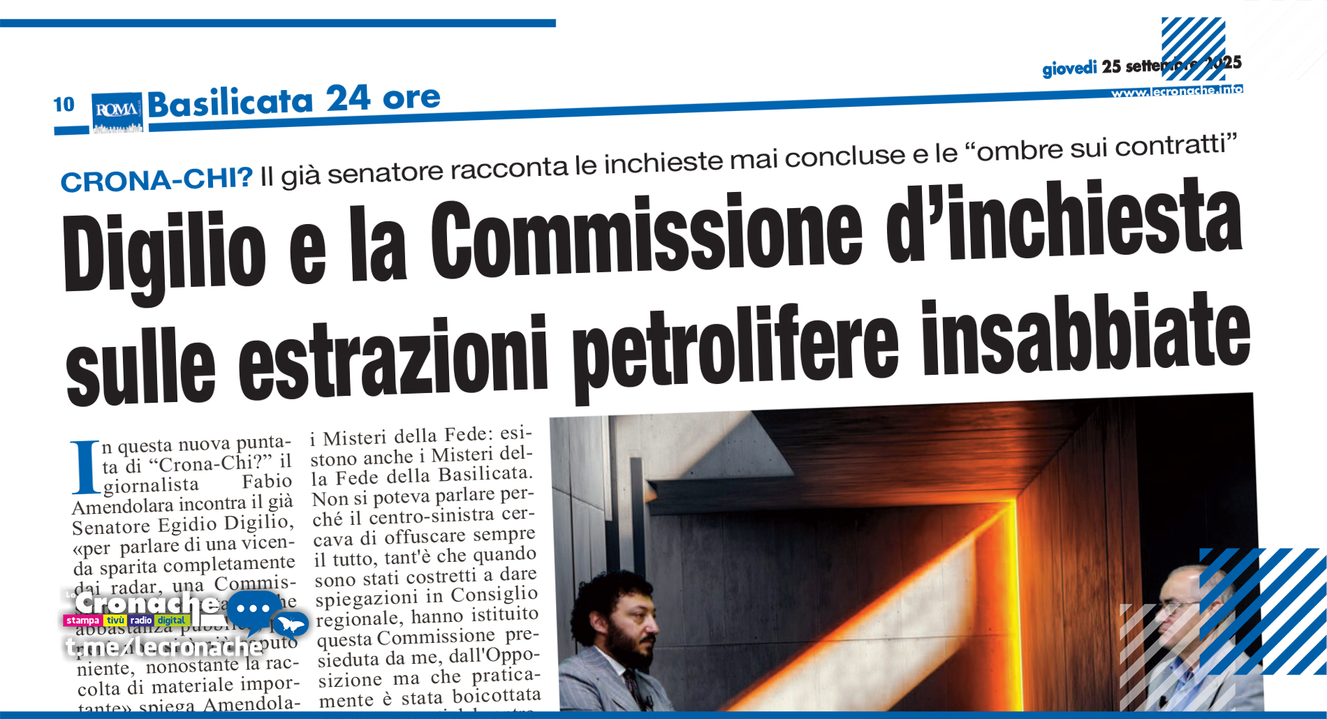 «LA COMMISSIONE D’INCHIESTA FU INSABBIATA»