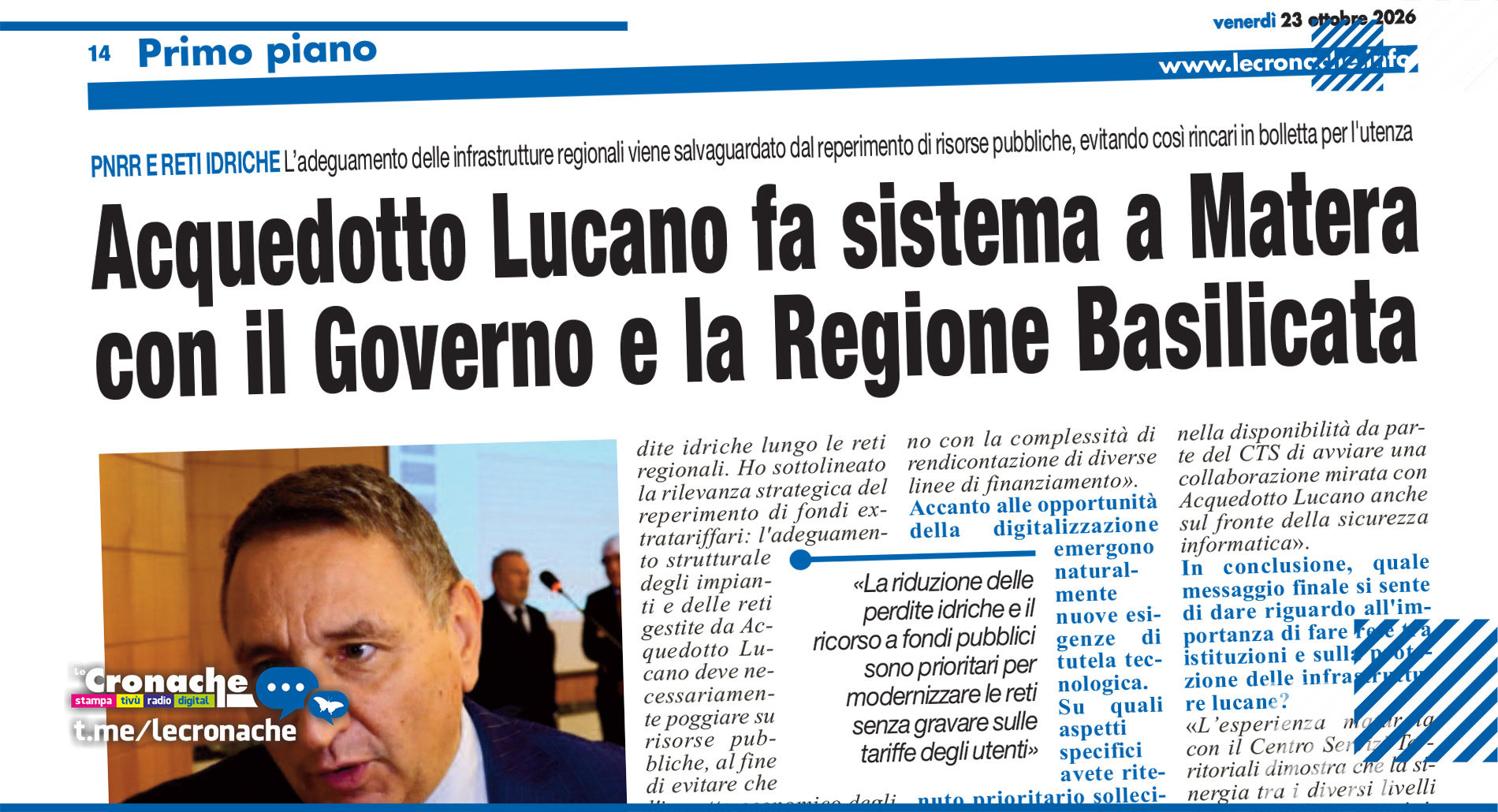 AQL FA SISTEMA CON GOVERNO E REGIONE