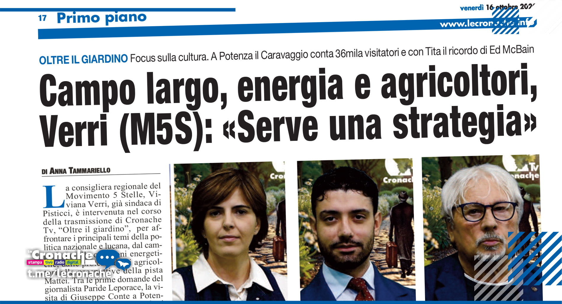 CAMPO LARGO: PARLA VERRI