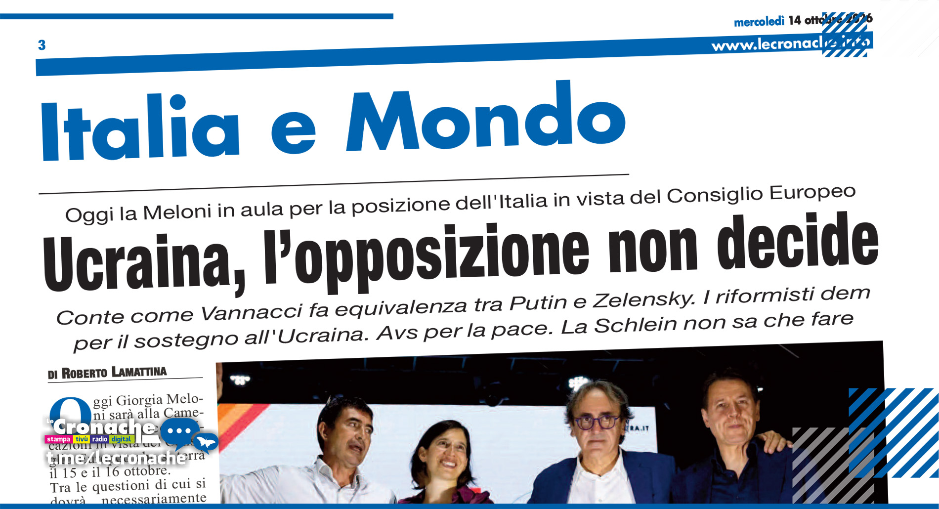 OGGI LA MELONI IN AULA PER LA POSIZIONE DELL'ITALIA