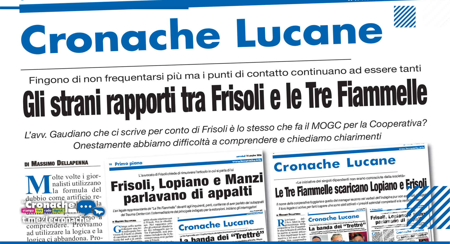 FRISOLI-TRE FIAMMELLE: STRANI LEGAMI