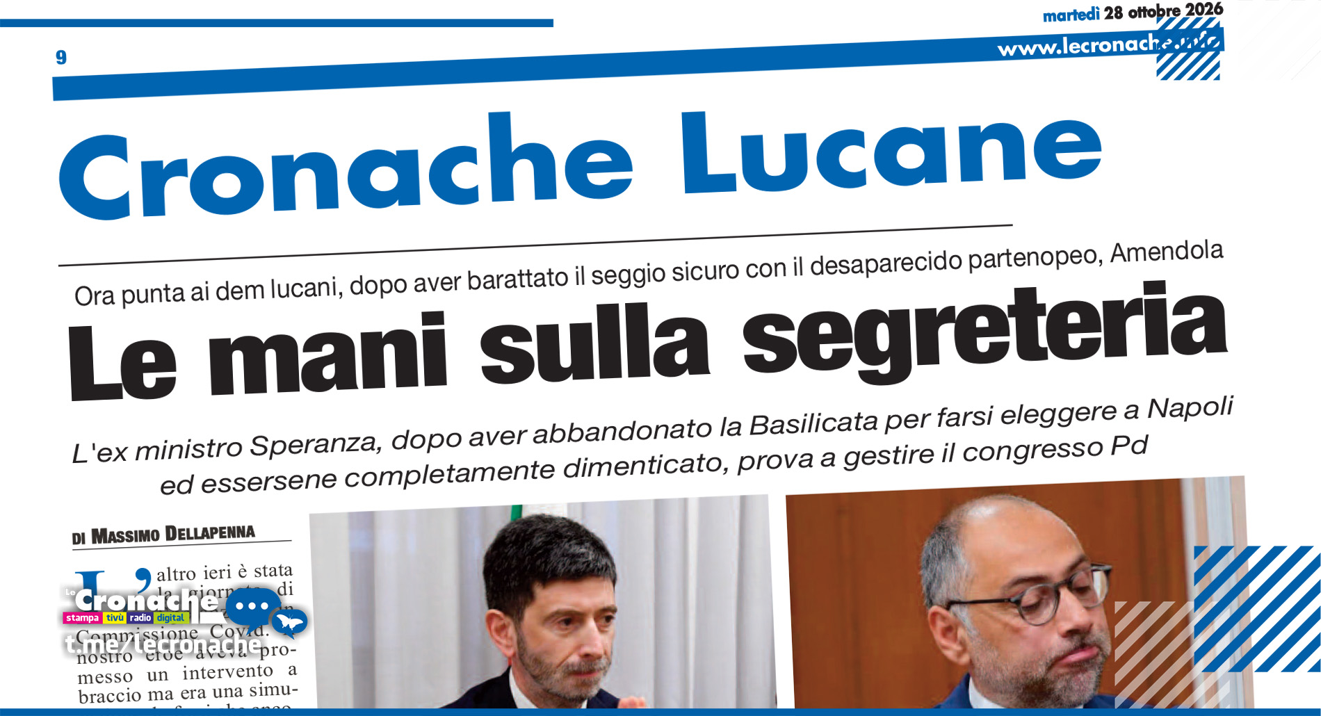 LE MANI SULLA SEGRETERIA