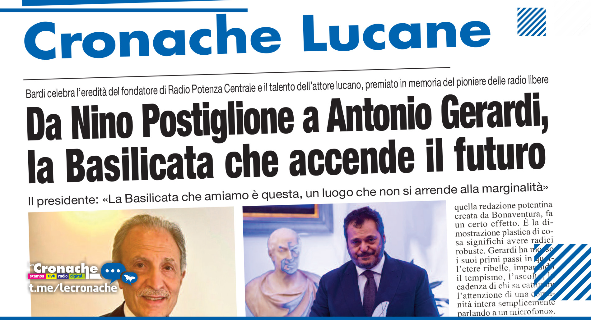 POSTIGLIONE E GERARDI: TALENTI LUCANI