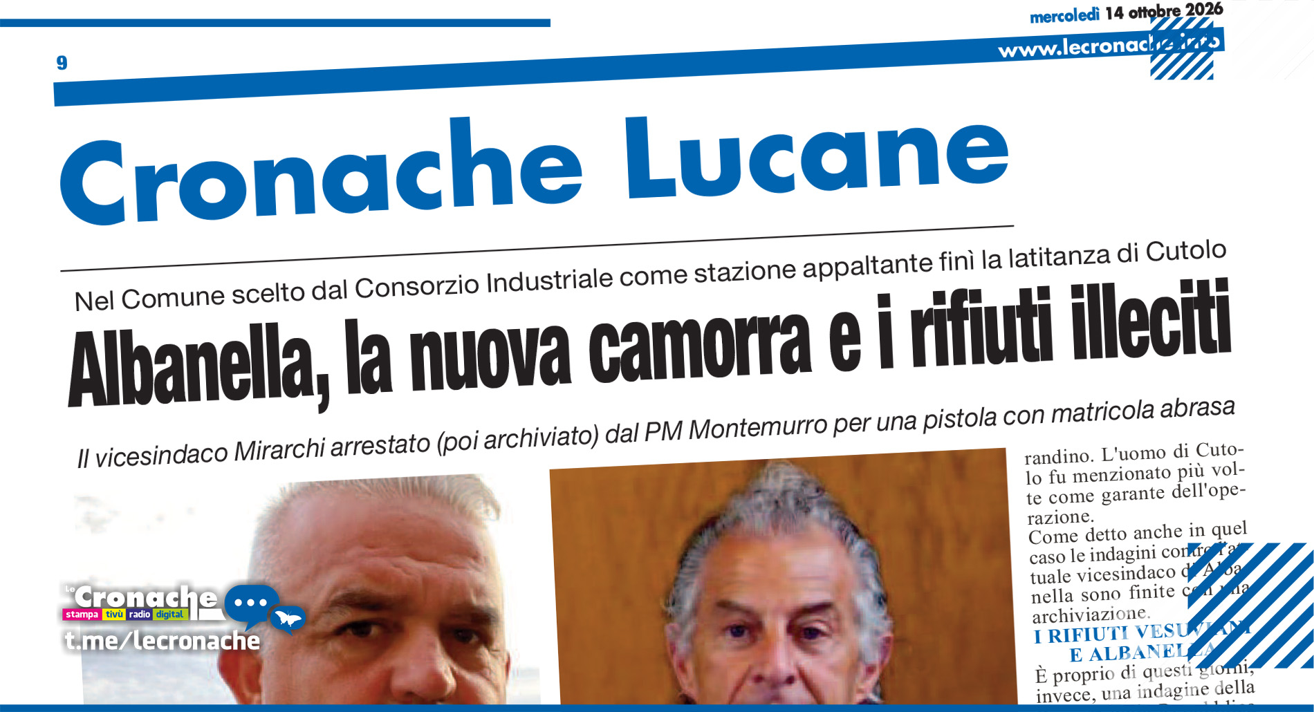 NUOVA CAMORRA E RIFIUTI ILLECITI